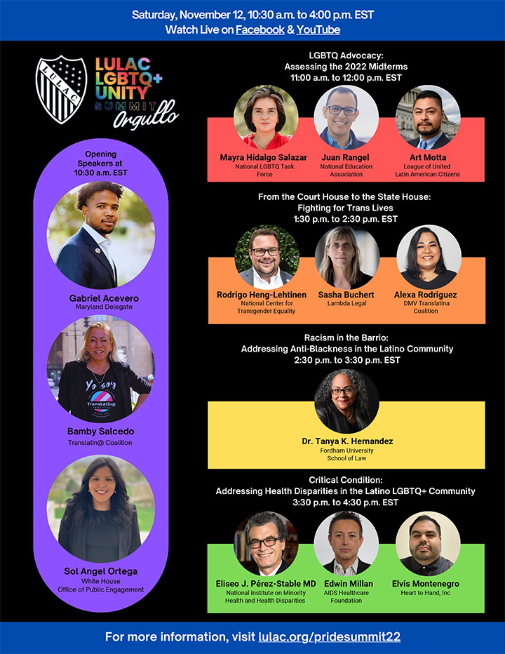 LGBTQ+ Unity Summit Agenda