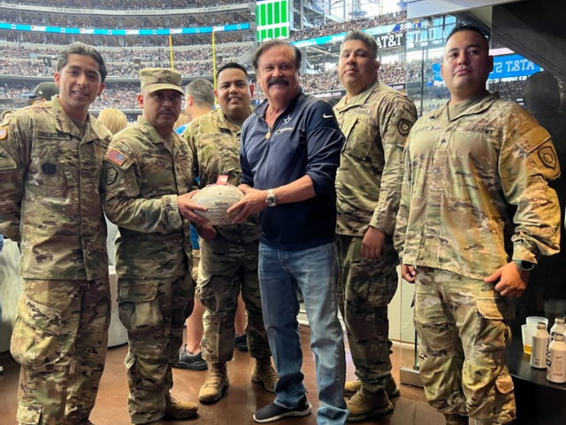 Fort Cavazos Game Ball Dallas Cowboys